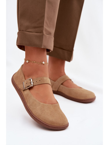 Велурени балеринки боси крака Zazoo