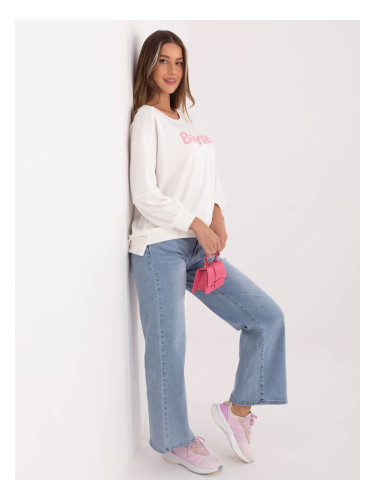 Дамски екрю суитшърт RUE PARIS