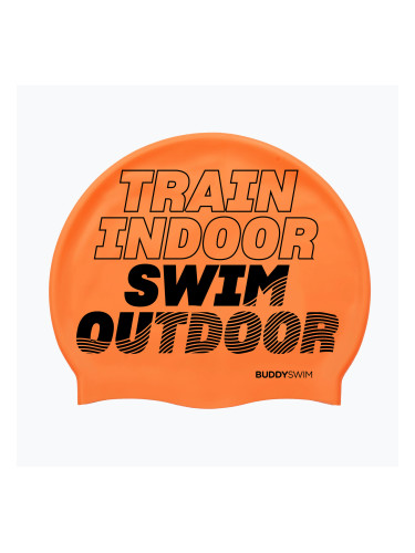 BuddySwim TSO Силиконова оранжева шапка за плуване