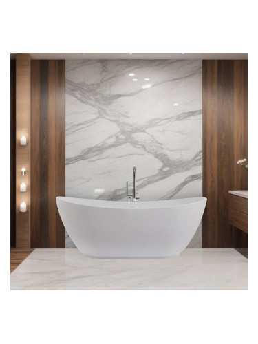 Свободностояща вана PARMA 170 x 72 см, хромиран сифон