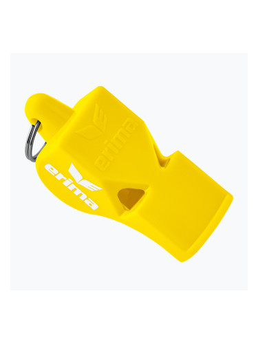 Съдийска свирка ERIMA Referee Whistle Classic yellow