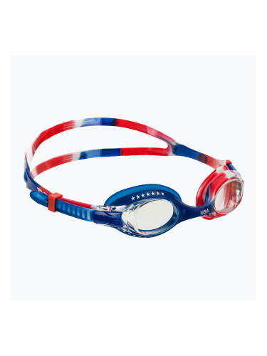 Очила за плуване TYR USA clear/red/navy