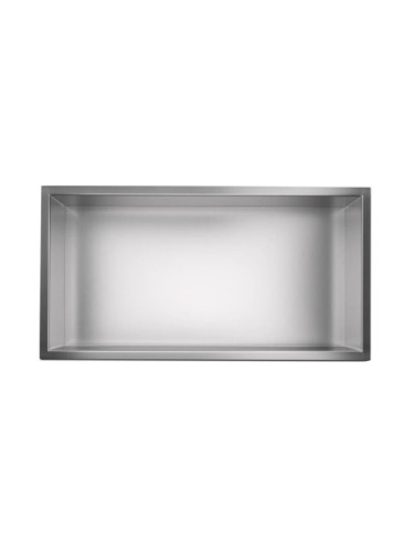 Вграден рафт Wall Box One Inox 60x30 см, неръждаема стомана