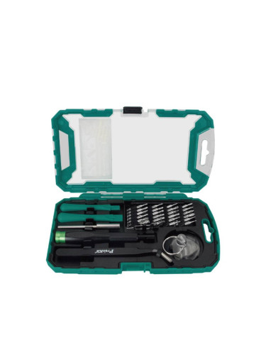 Отвертка с битове, комплект, стомана, 28 части, SD-9322M, PRO'S KIT