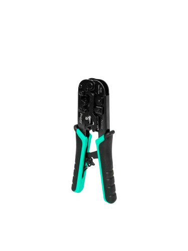 Клещи за кербоване, рязане, заголване, на мрежови кабели, RJ45, RJ11, RJ12, CP-376TN, PRO'S KIT