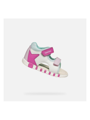 Бели сандали Geox Iupidoo за момичета