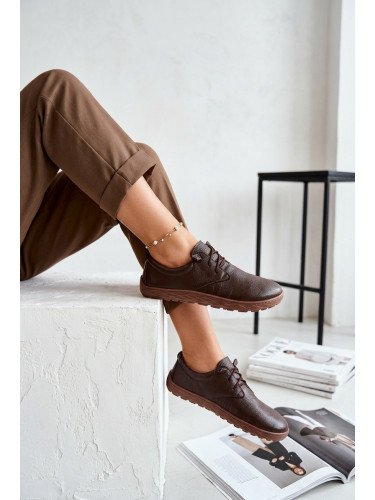 Дамски кожени мокасини Barefoot Zazoo