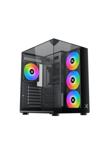 Xigmatek кутия Case ATX - Aqua Compact - 4 ARGB Fans