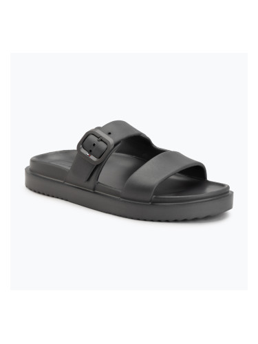 Дамски чехли Tommy Hilfiger Double Strap Sandal Pearl dark grey pearlised