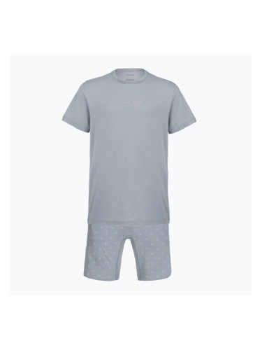 Мъжка пижама Calvin Klein LV00NM2900 misty grey top /diamond logo misty