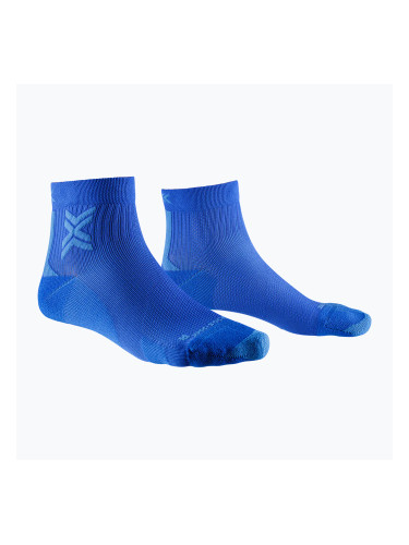 Мъжки чорапи за бягане X-Socks Run Discover Ankle twyce blue/blue