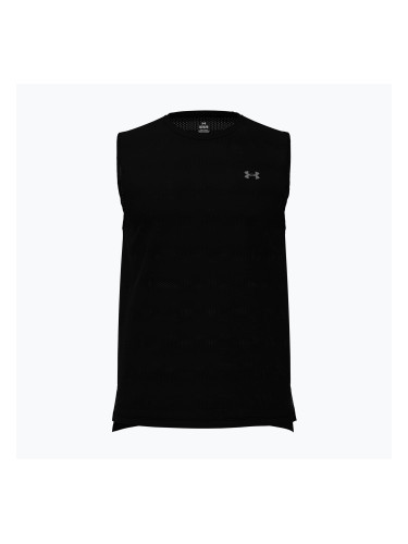 Мъжка тениска за бягане Under Armour Velociti Tank black/black/metallic silver