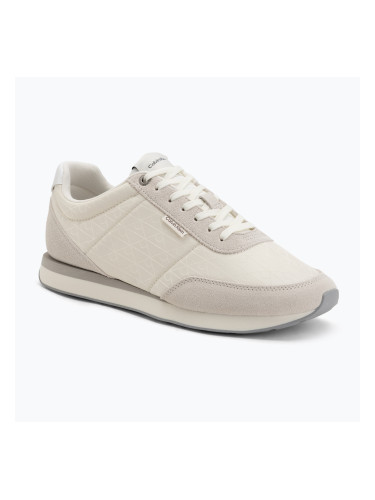 Мъжки обувки Calvin Klein HM0HM02140 Retro Runner Ripstop Aop marshmallow/bright white