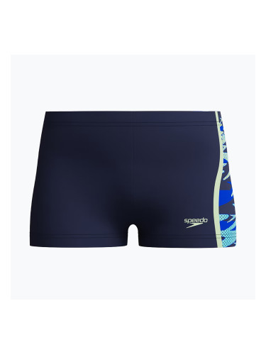 Боксерки за плуване Speedo Hyperboom Splice Aquashort peacoat/deep sappire