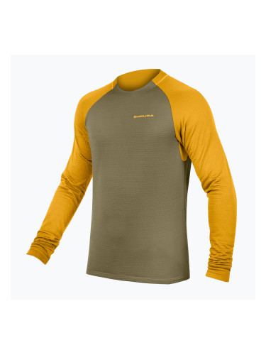 Мъжка колоездачен блуза с дълъг ръкав Endura Singletrack Fleece tweed green