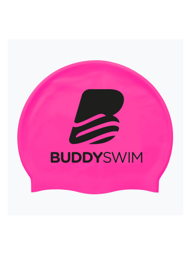Плувна шапка BuddySwim BLogo Silicone pink