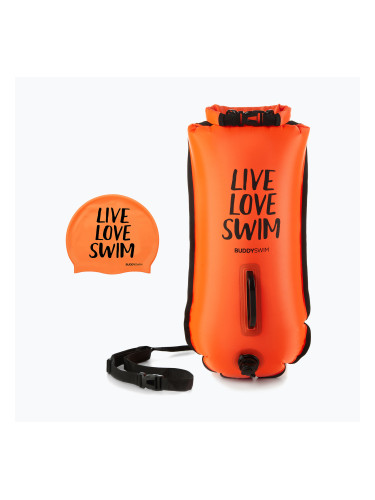 BuddySwim LLS Суха чанта за улавяне на буй 28 л оранжева