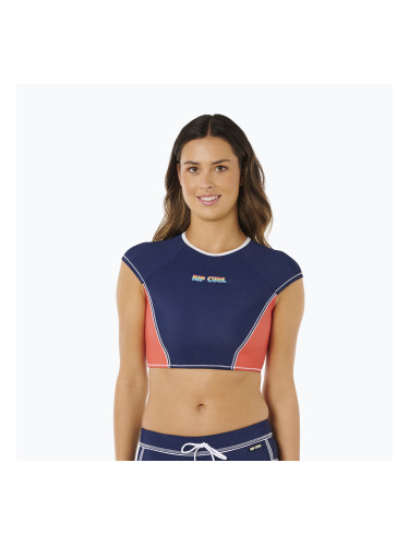 Дамска тениска за плуване Rip Curl Surf Tide Crop Rashvest dark navy