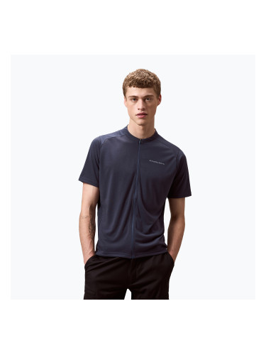 Мъжка колоездачна фланелка Endura Loop Zipped carbon grey