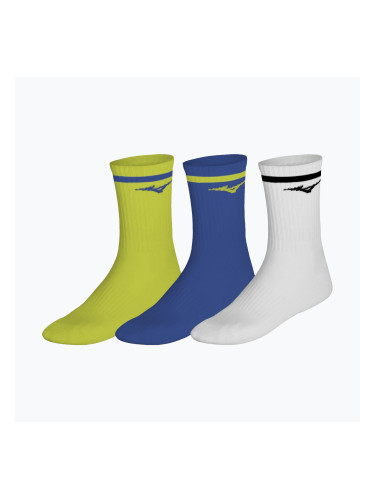 Чорапи Mizuno Training With Line 3 pairs lightning yellow/dazzling blue