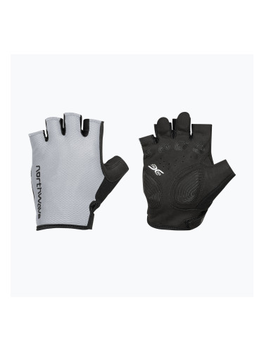 Мъжки велосипедни ръкавици Northwave Active Max Short Finger light grey