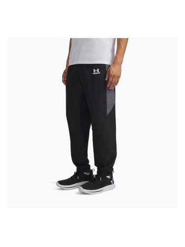 Мъжки панталони Under Armour Tech Sport black/castlerock/white