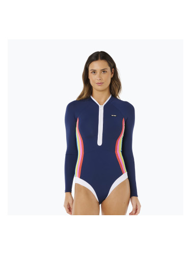 Дамски цял костюм за плуване  Rip Curl Surf Stripe UPF Surf Suit dark navy