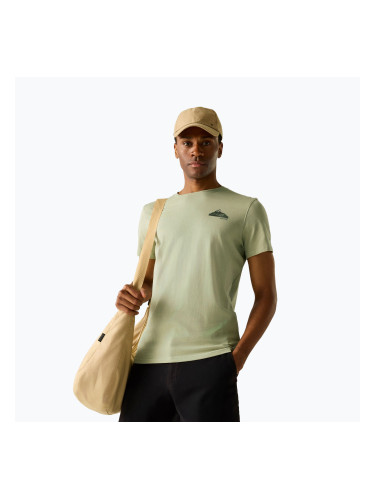 Мъжка тениска за трекинг REGATTA Breezed light sage