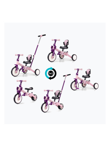 Велосипед без педали Milly Mally 5w1 Optimus Max pink