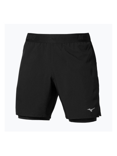 Мъжки шорти за бягане Mizuno Core 5.5 Inches 2in1 black