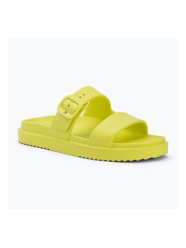 Дамски чехли Tommy Hilfiger Light Double Strap lime zing