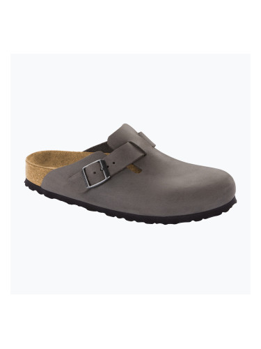 Чехли BIRKENSTOCK Boston Soft Footbed Oiled Leather Narrow iron