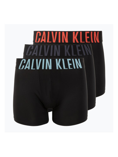 Боксерки Calvin Klein 000NB3612A4W8 Boxer Brief 3 чифта black w/ombre blue logo/black w/c