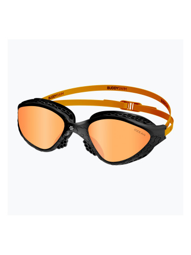 Очила за плуване BuddySwim Ozean black/orange/orange
