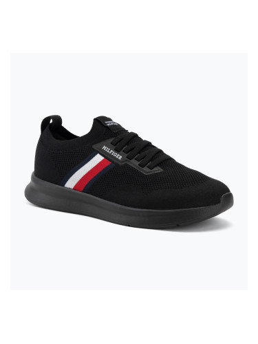 Мъжки обувки Tommy Hilfiger Lightweight Knitted Runner black