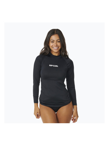 Rip Curl Classic Surf UPF Swim Rashguard с дълъг ръкав за жени black