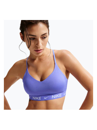 Спортен сутиен Nike Dri-Fit Indy Light Support iron purple/iron purple/white