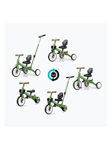 Велосипед без педали Milly Mally 5w1 Optimus Max green