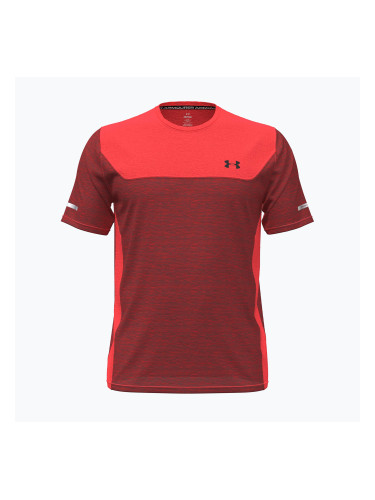 Мъжка тениска за тренировка Under Armour Tech Utility venom red/black