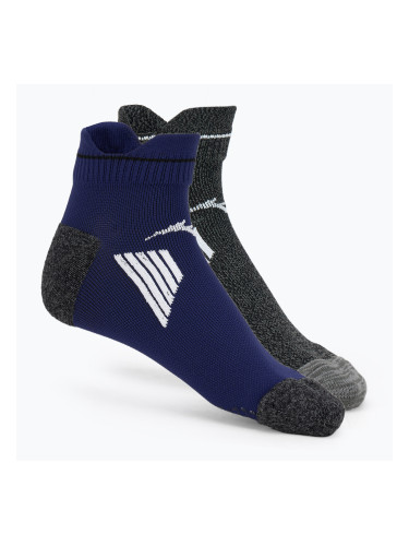 Mizuno Active Training Mid чорапи 2 чифта estate blue / black