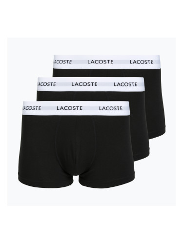 Мъжки боксерки Lacoste 5H5150 3 чифта black