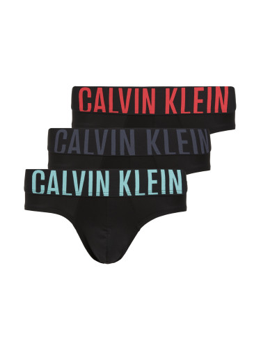 Мъжки слипове Calvin Klein 000NB3610A Hip Brief 3 чифта black w/ombre blue logo/black w/c