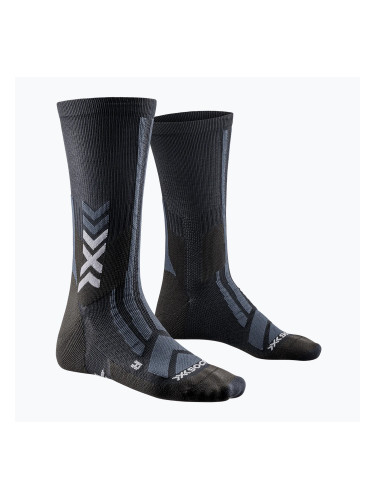 Чорапи за трекинг X-Socks Hike Discover Crew black/charcoal