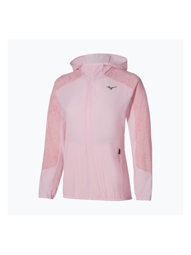 Дамско яке за бягане Mizuno Active Alpha Hooded pinkesque