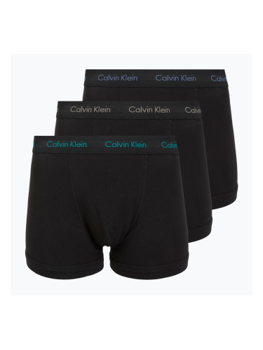 Мъжки боксерки Calvin Klein 0000U2662G Trunk 3 чифта black bodies and wbs with driftwood