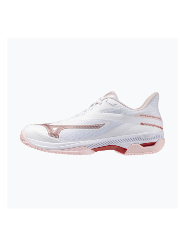 Дамски тенис обувки Mizuno Wave Exceed Court CC white/pinkesque/barbados cherry