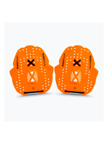 Гребла за плуване BuddySwim Power Paddle orange