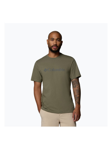 Мъжка тениска Columbia CSC Basic Logo Tee stone green/gem columbia
