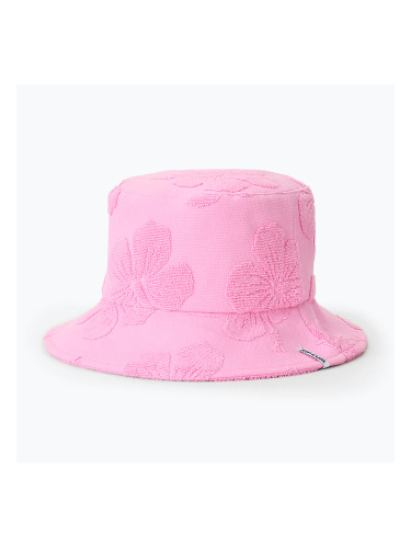 Дамска шапка с периферия Rip Curl Sun Rays Terry UPF Bucket Hat pink