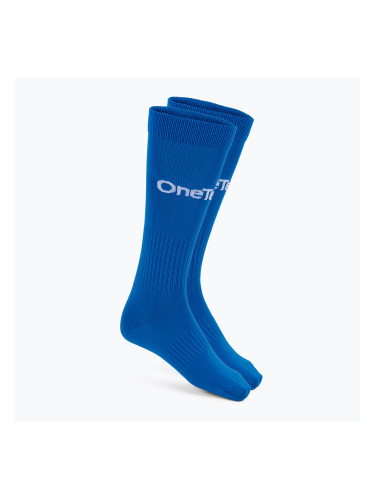 Детски футболни чорапи OneTeam Precision football socks blue